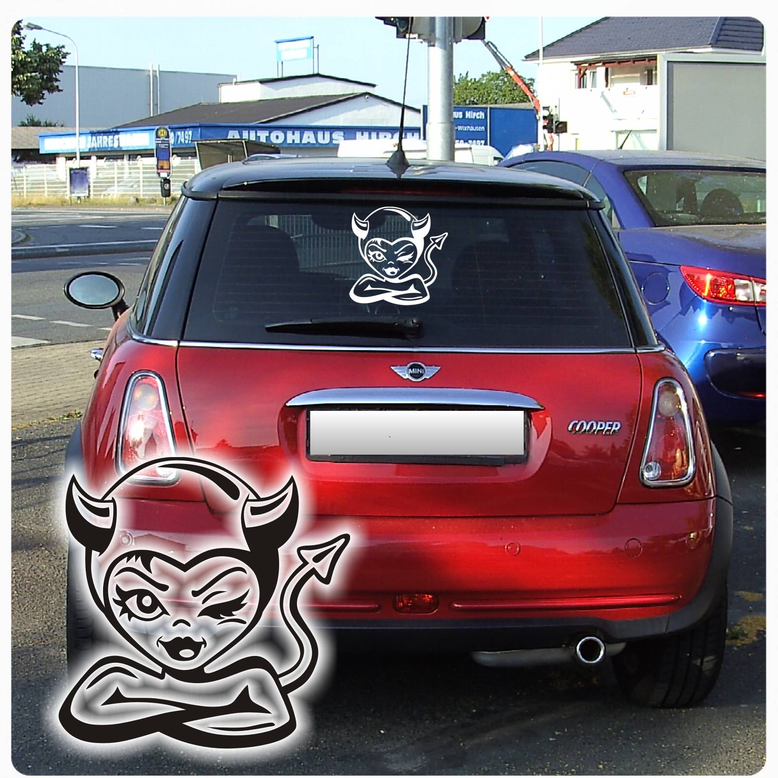 Autoaufkleber Bad Girl Teufelchen Aufkleber Auto Sticker Böses Mädchen A159 Ebay