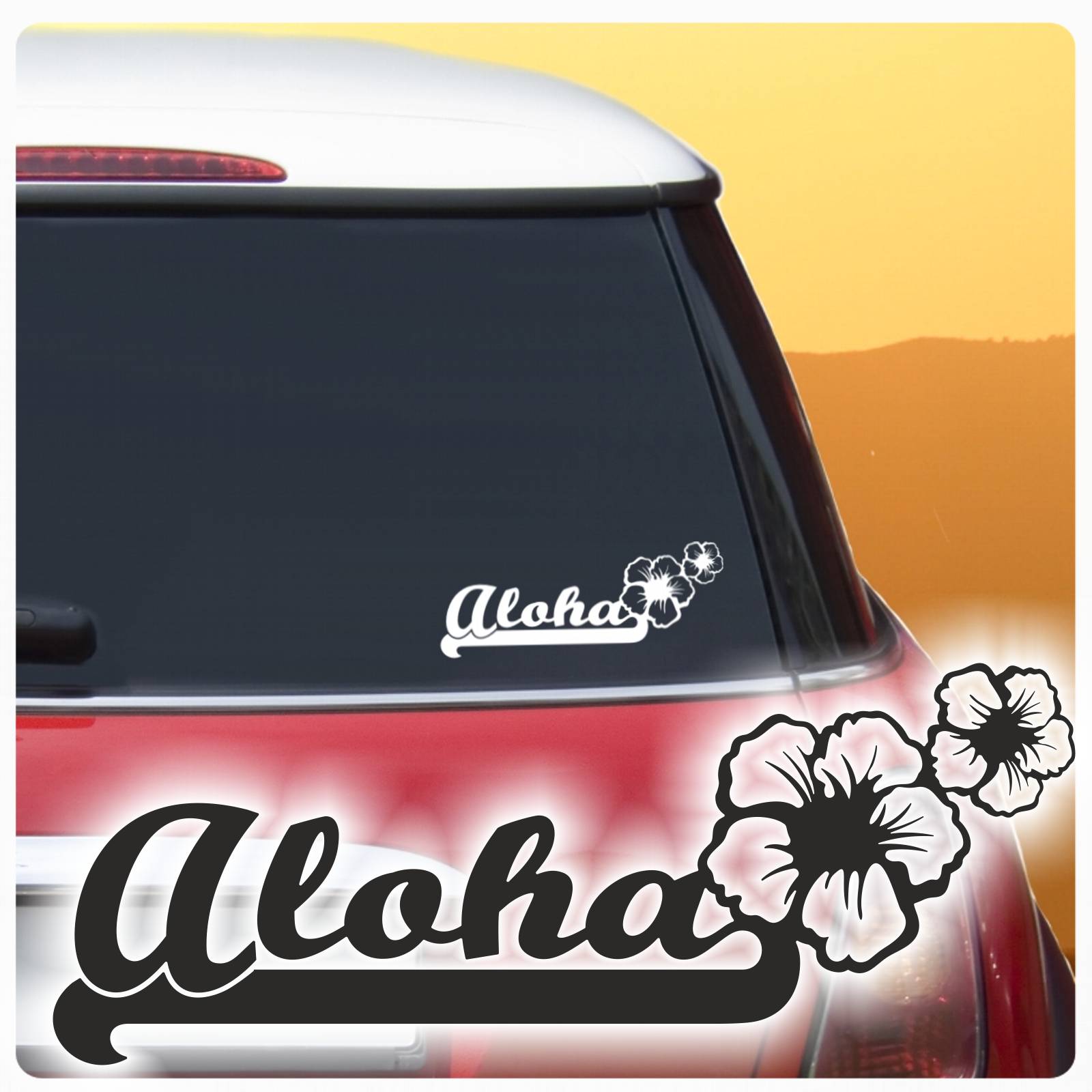 Autoaufkleber Aloha Hawaii Hibiskus Blumen Blüten Aufkleber Auto Sticker A199 Ebay 6778