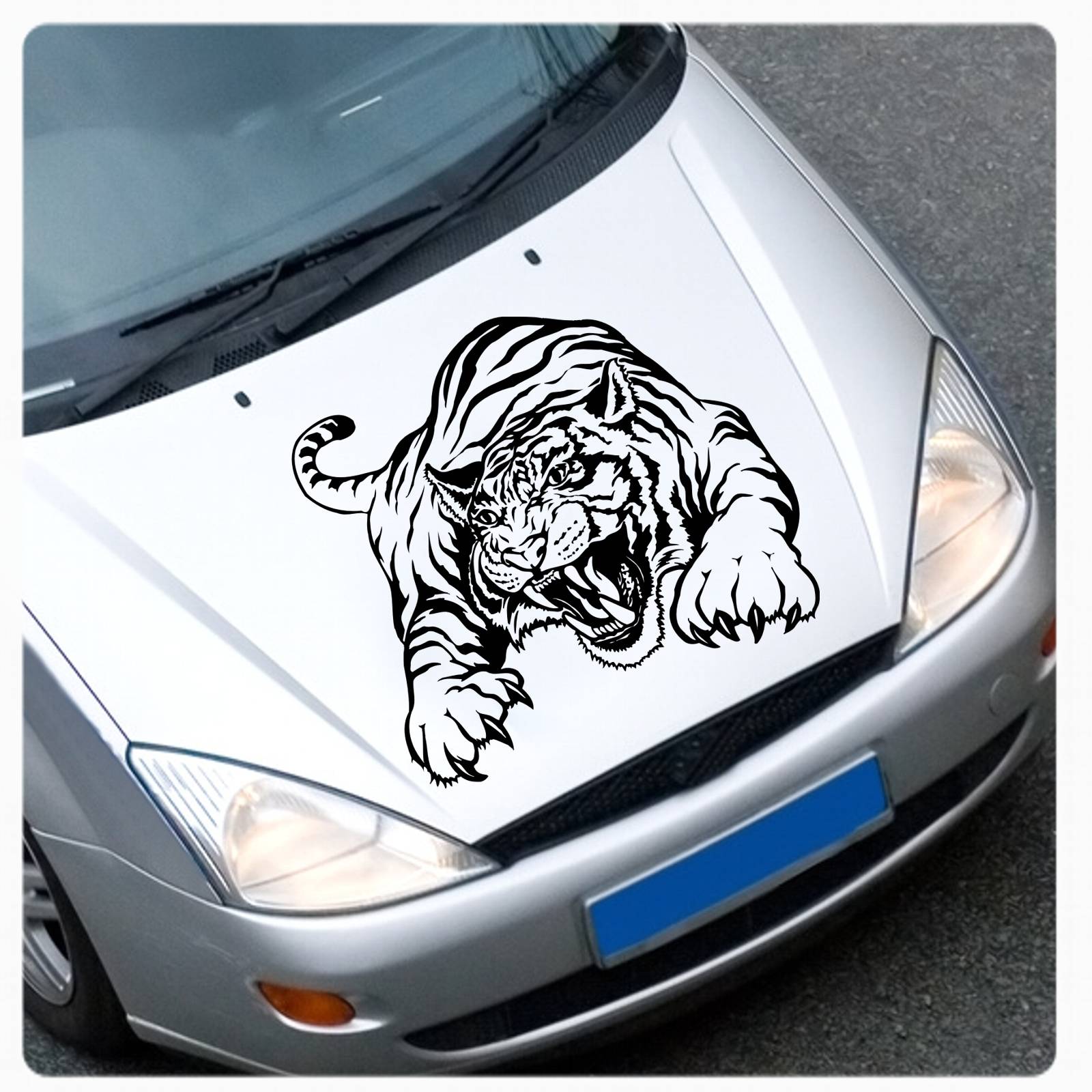 Tribal Tiger Autoaufkleber Auto Aufkleber Sticker Motorhauben Haube