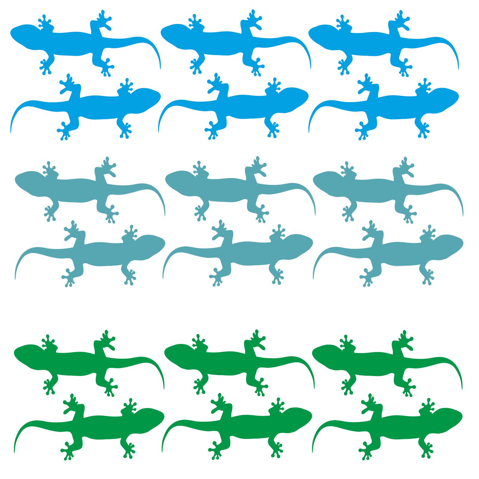 gecko gekko echse fahrrad aufkleber sticker set