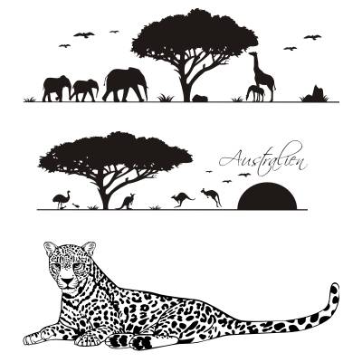 Afrika - Wildlife - Maori Style