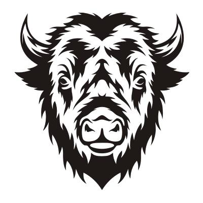 Büffel Buffalo Autoaufkleber