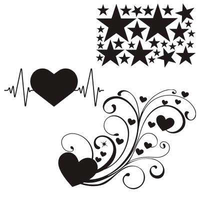 Herzen - Sterne - Symbole