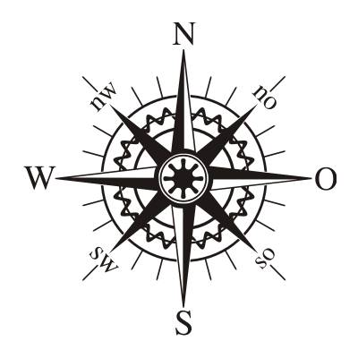 Kompass Rose Windrose