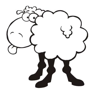 Schaf Schafe Autoaufkleber
