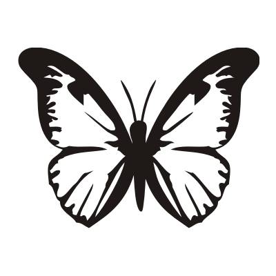 Autoaufkleber Tieraufkleber Schmetterlinge, Butterfly