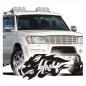 Preview: Autoaufkleber Offroad Wildschwein Eber  Flames 4x4  Allrad Auto Aufkleber A237