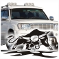 Preview: Autoaufkleber Offroad  Stier Bulle Bull Tribal  4x4  Allrad Auto Aufkleber A239