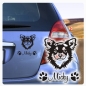 Preview: Chihuahua Name Auto Aufkleber Hundeaufkleber Autoaufkleber Sticker A638