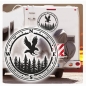 Preview: Kompass Rose Adler Eagle Wohnmobil Aufkleber Wohnwagen Caravan Wohnwagen Sticker WoMo383