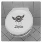 Preview: Adler Eagle Indian Feeling Indianer WC Deckel Aufkleber Badezimmer BAD TDA060