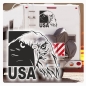 Preview: Adler Weißkopfseeadler USA Wohnmobil Aufkleber Wohnwagen Sticker WoMo083