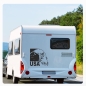 Preview: Adler Weißkopfseeadler USA Wohnmobil Aufkleber Wohnwagen Sticker WoMo083