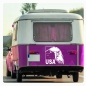 Preview: Adler Weißkopfseeadler USA Wohnmobil Aufkleber Wohnwagen Sticker WoMo083