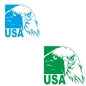 Preview: Adler Weißkopfseeadler USA Wohnmobil Aufkleber Wohnwagen Sticker WoMo083