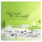 Preview: Always Kiss Me Goodnight Wandtattoo Wandsticker Schlafzimmer W813