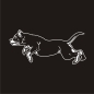 Preview: American Staffordshire Terrier Hunde Pfoten Auto Aufkleber Autoaufkleber A678