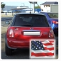 Preview: Autoaufkleber USA Amerika Flagge Auto Aufkleber Sticker Digitaldruck DA027