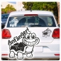 Preview: Anfänger Autoaufkleber Schildkröte Sticker Auto Aufkleber A2079