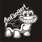 Preview: Anfänger Autoaufkleber Schildkröte Sticker Auto Aufkleber A2079