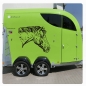 Preview: Appaloosa Pferdeanhänger Pferdetransporter Aufkleber Sticker Auto Pferd Pferde PFA013