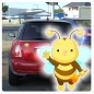 Preview: Autoaufkleber Baby Biene Bienchen Auto Aufkleber Sticker Rassel Honig DA2011