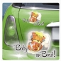 Preview: Baby an Bord Babytiger Aufkleber Auto Sticker Digitaldruck DA505