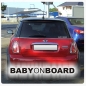 Preview: Baby on Board Auto Aufkleber Sticker Tattoo Babyaufkleber clickstick A210