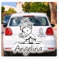 Preview: Mädchen Baby Name Auto Aufkleber Autoaufkleber Sticker AB005
