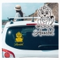 Preview: Löwe Löwenbaby Baby Name Auto Aufkleber Autoaufkleber Sticker AB009