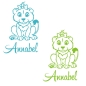 Preview: Löwe Löwenbaby Baby Name Auto Aufkleber Autoaufkleber Sticker AB010by Baby Name Auto Aufkleber Autoaufkleber Sticker AB009