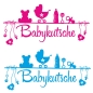 Preview: Babykutsche Autoaufkleber Baby Aufkleber Sticker A1069