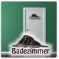 Preview: Badezimmer Wandtattoo Türaufkleber BAD Aufkleber Tür T004