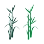 Preview: Bambus Blume Pflanze Wandtattoo Wandaufkleber Ranke W047