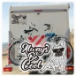 Preview: Always Be Cool Französische Bulldogge Auto Aufkleber Wohnmobil WOMO WoMo214