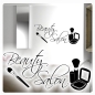 Preview: Beauty Salon Wellness Wandtattoo Badezimmer W820