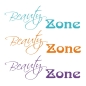 Preview: Beauty Zone Wandtattoo Wandaufkleber Badezimmer WC Bad Küche Lounge Kaffee W990