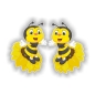 Preview: Biene auf Blume Auto Aufkleber Sticker Tattoo Digitaldruck 2er Set DA015
