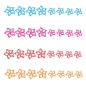 Preview: Blumen Blüten Hibiskus Fahrradaufkleber Sticker Aufkleber F024