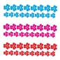 Preview: Fahrradaufkleber Aufkleber Blumen Blüten Sticker SET F027
