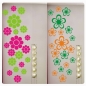 Preview: Retro Blumen Flower Power Vintage Wandtattoo Wandaufkleber Kinderzimmer W056