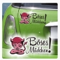 Preview: Böses Mädchen! Auto Aufkleber Teufelchen Teufel Sticker DA888