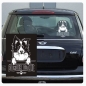 Preview: Border Collie Sticker Auto Aufkleber Hundeaufkleber A644