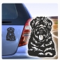 Preview: Auto Aufkleber Bouvier des Flandres Hund Pfoten Sticker A4199