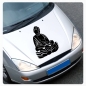 Preview: Buddha Asia Autoaufkleber Auto Aufkleber Sticker A1191