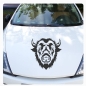 Preview: Autoaufkleber Büffel Buffalo Head Aufkleber Motorhauben Aufkleber Sticker A406