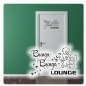 Preview: Tür Aufkleber Bunga-Bunga Lounge Wandtattoo Sticker Türaufkleber T275