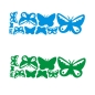 Preview: Butterfly Schmetterlinge SET Wandtattoo Wandaufkleber W080