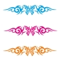 Preview: Butterfly Schmetterling Tribal Auto Aufkleber Sticker A1052