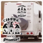 Preview: Camping Gnomes Wohnmobil Aufkleber Sticker Wohnwagen WoMo219